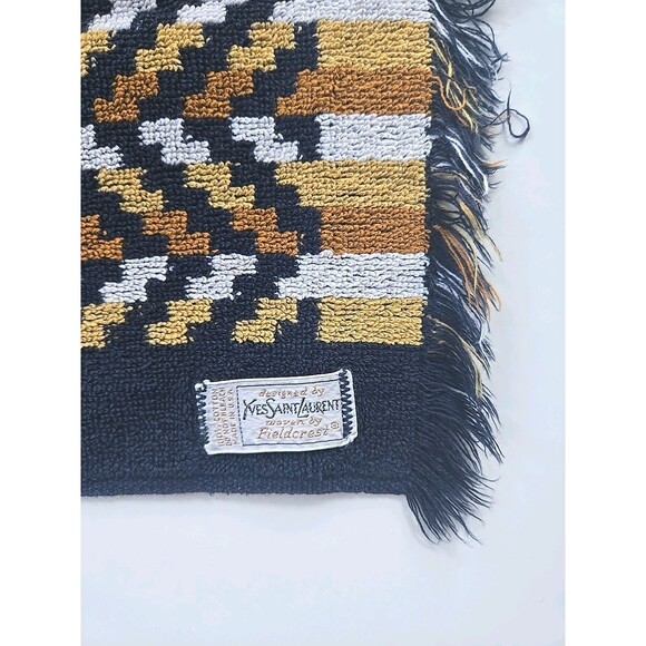 Vtg YSL Yves Saint Laurent For  Fieldcrest Bath Hand Towel Funky Groovy Fun - Picture 5 of 9